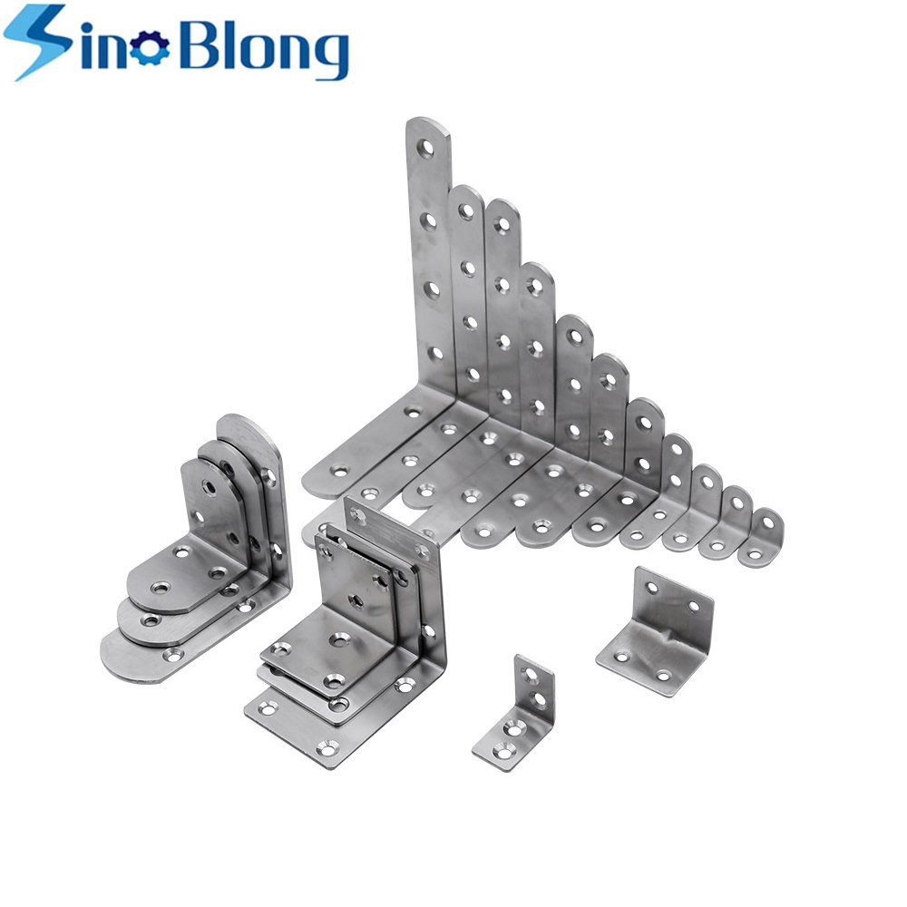Customized Sheet Metal L Corner Connecting Brackets Galvanized Steel angle brackets for wood table