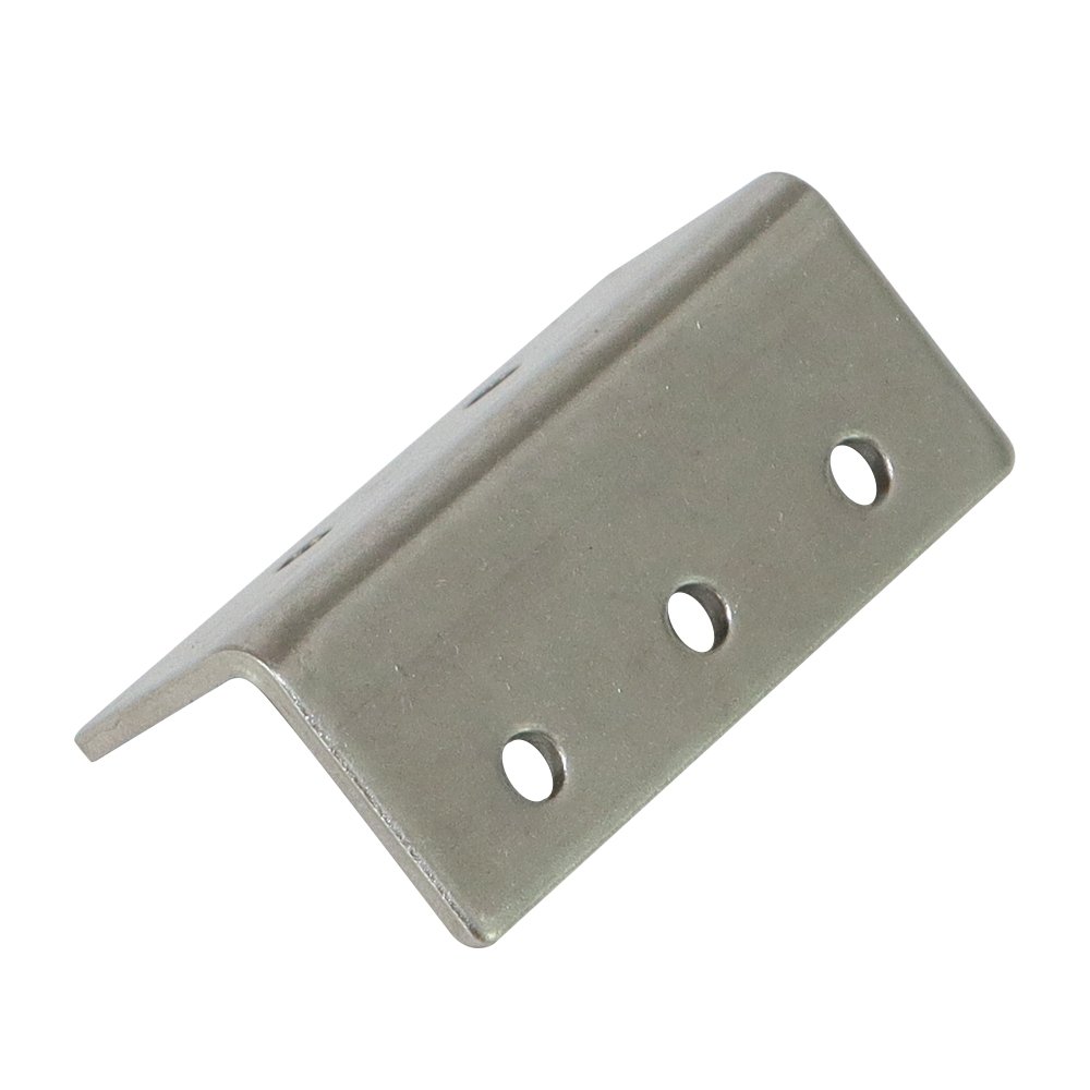 Custom sheet metal fabrication galvanized carbon steel punching bending Angle bracket parts