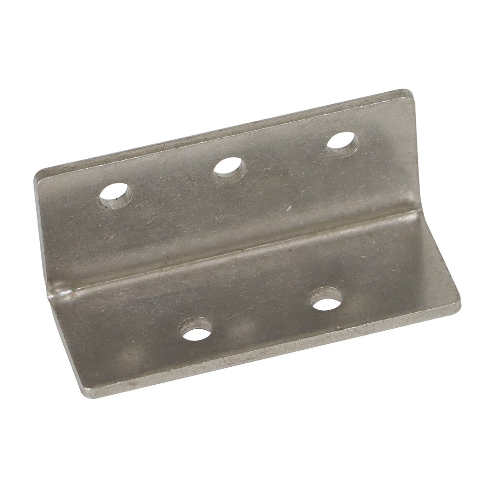 Custom sheet metal fabrication galvanized carbon steel punching bending Angle bracket parts