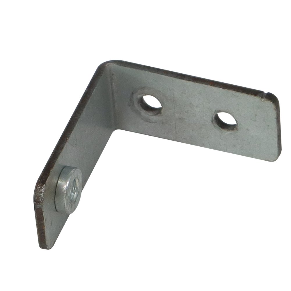 Custom sheet metal fabrication galvanized carbon steel punching bending Angle bracket parts