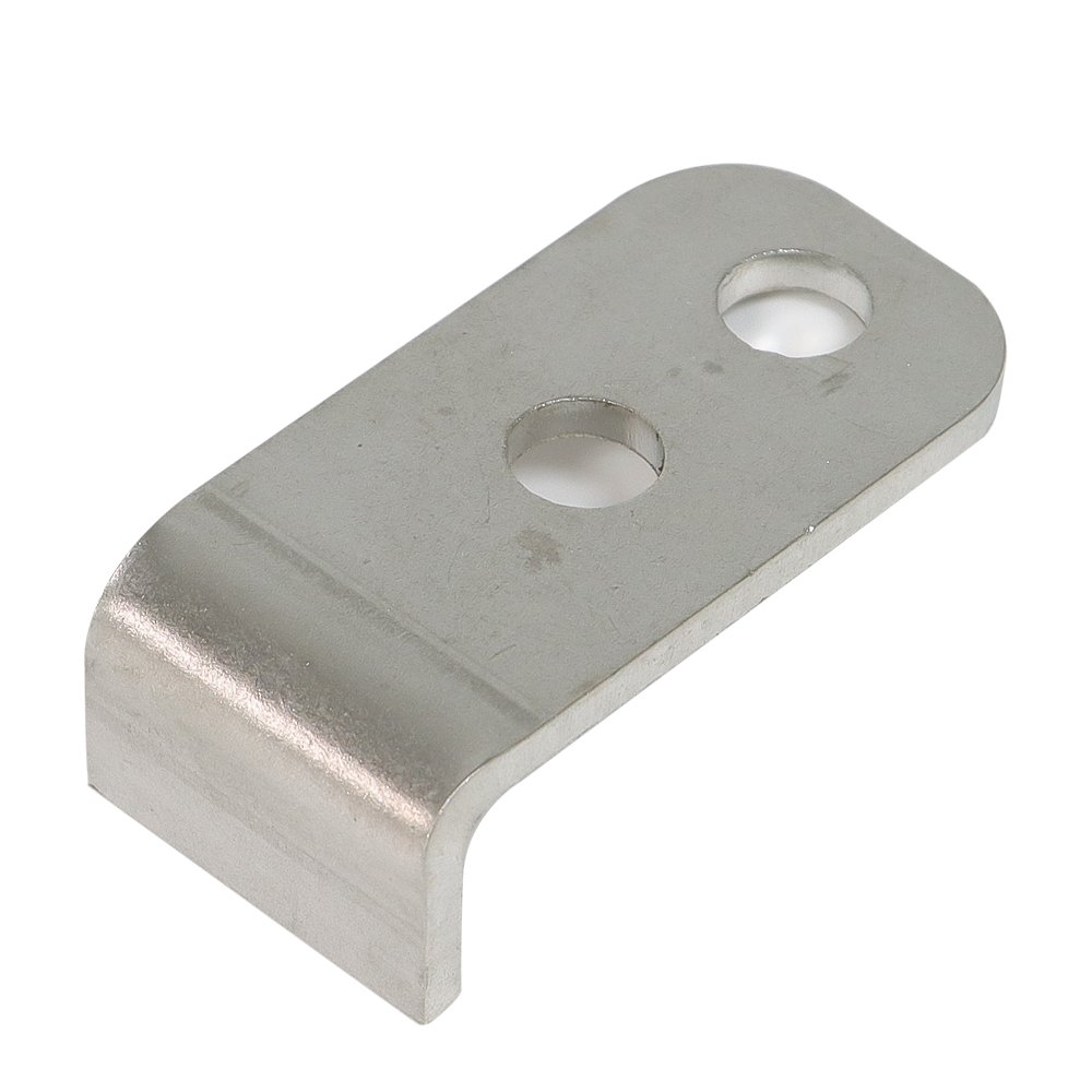 Custom sheet metal fabrication galvanized carbon steel punching bending Angle bracket parts