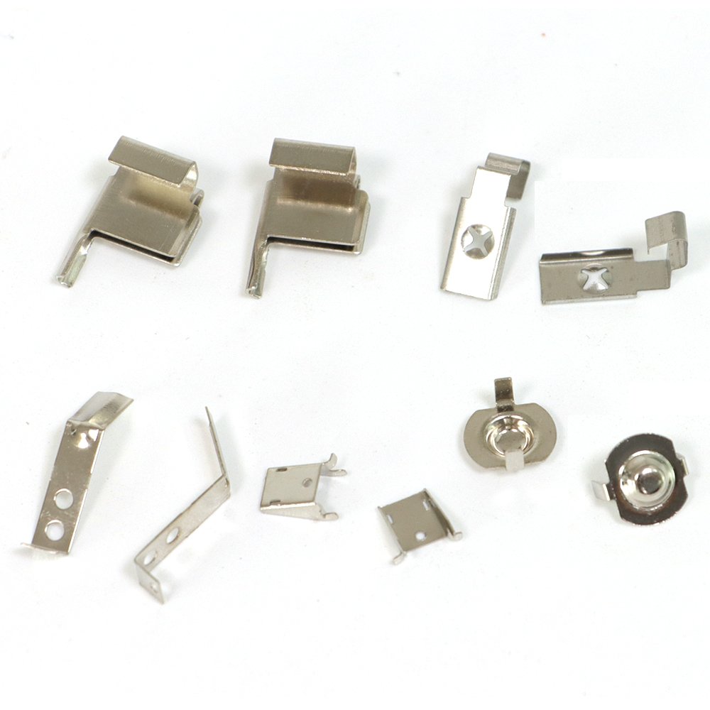 Customized Stamping Metal Stainless Steel Aluminum Sheet Metal Fabrication for Battery Contacts Parts