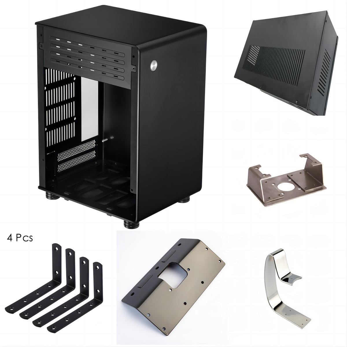 Custom Stamping Aluminum Electronic Enclosures Custom Sheet Metal Fabrication Enclosure Box