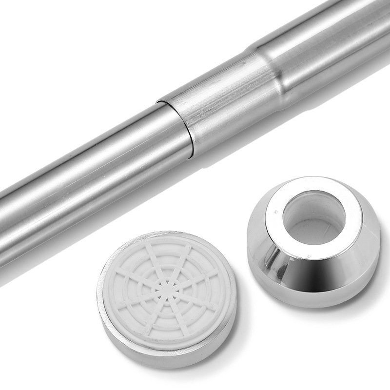 Sheet Metal Fabrication Stainless steel retractable clothes drying rod bathroom shower curtain rod balcony clothes drying rack