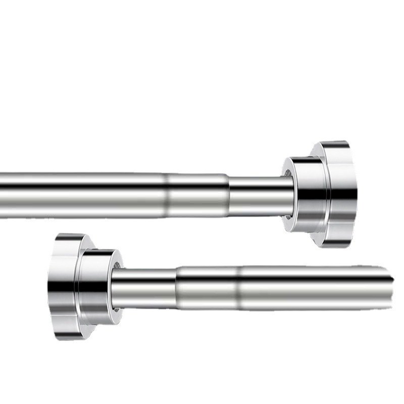 Sheet Metal Fabrication Stainless steel retractable clothes drying rod bathroom shower curtain rod balcony clothes drying rack