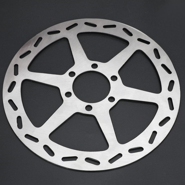 Custom Laser Cutting And Wire Drawing Bike Disc Brake Rotors Rotor Stainless Steel Metal Disk