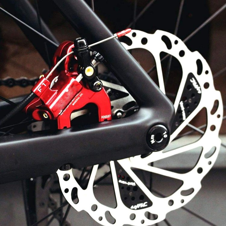 Custom Laser Cutting And Wire Drawing Bike Disc Brake Rotors Rotor Stainless Steel Metal Disk