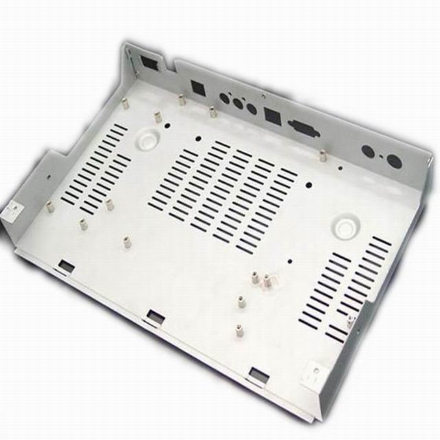Custom stainless steel sheet metal fabrication box enclosure case Cover anodizing color stamping welding bending