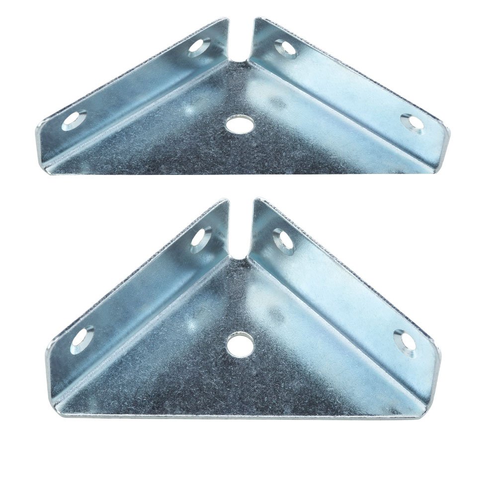 Custom Sheet Metal Fabrication Zinc Plated Steel Corner Brackets Triangle Corner Brace