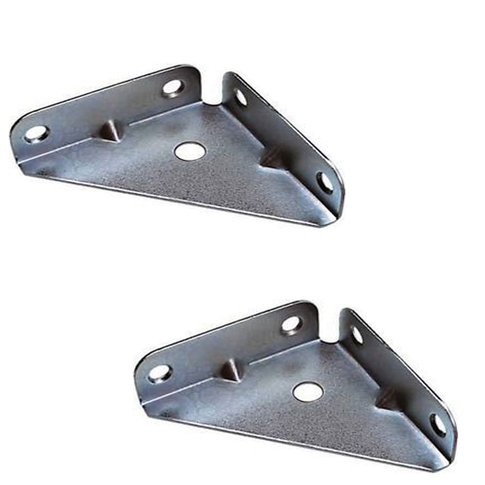 Custom Sheet Metal Fabrication Zinc Plated Steel Corner Brackets Triangle Corner Brace