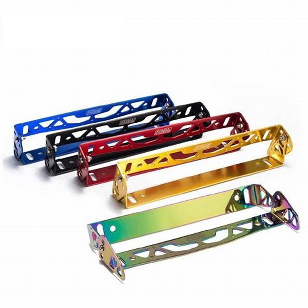 Custom Sheet Metal Fabrication Aluminum Car Styling License Plate Frame Power Racing License Plate Frames Frame Tag Holder