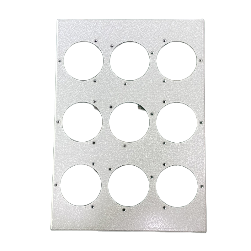 Custom Metal Stamping Service Stainless Steel Sheet Metal Fabrication 16 Gauge Perforated Metal Sheet Round