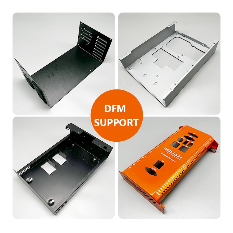 Customized Precision Sheet Metal Fabrication Service Stainless Steel Aluminum Sheetmetal Enclosure Chassis Case Shell Covers Box