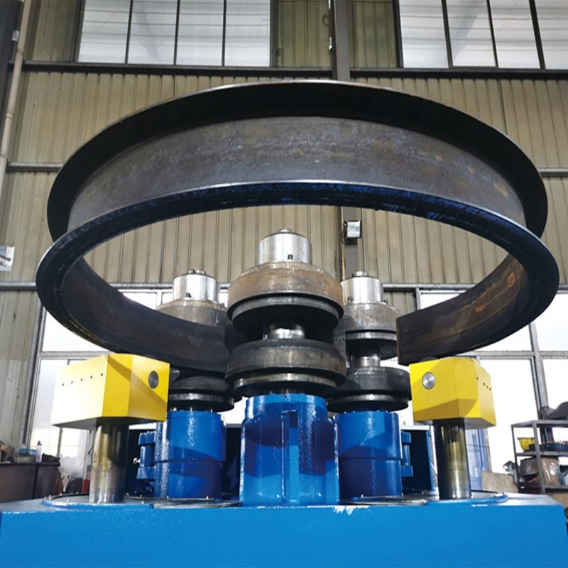 w24s-45 degree setting sheet metal horizontal hydraulics metal profile h beam profile steel bender bending rolling machine