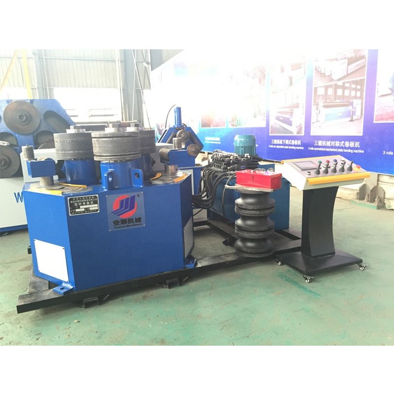 w24s-45 degree setting sheet metal horizontal hydraulics metal profile h beam profile steel bender bending rolling machine