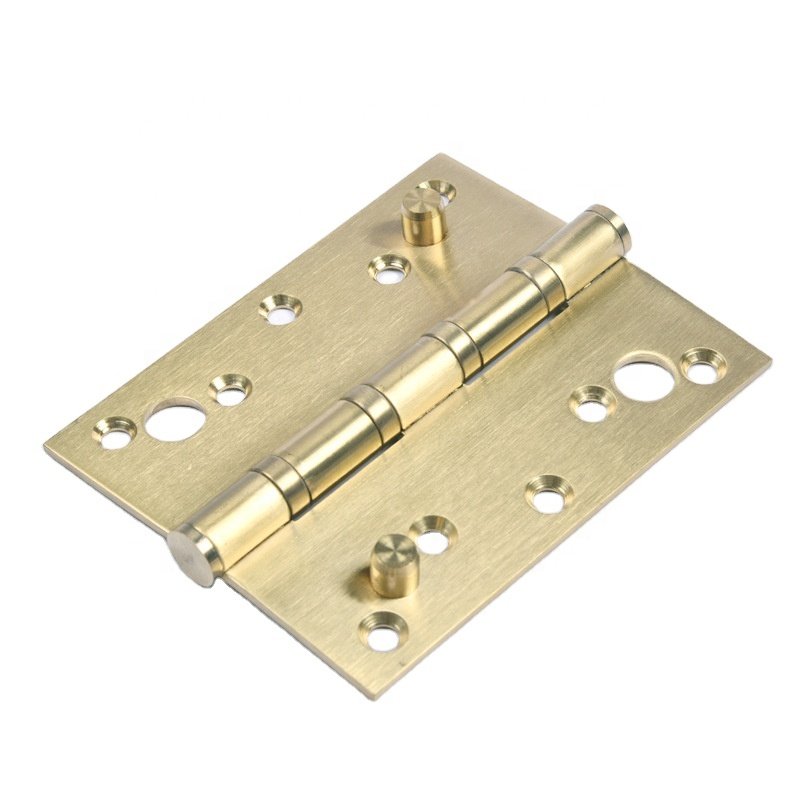 Custom Sheet Metal Fabrication Machined Powder Coated Hinges 3.5 inch Square Corner Design