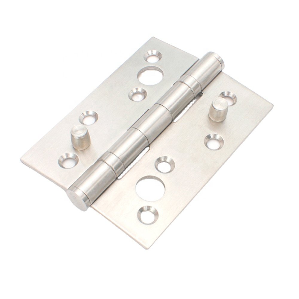Custom Sheet Metal Fabrication Machined Powder Coated Hinges 3.5 inch Square Corner Design