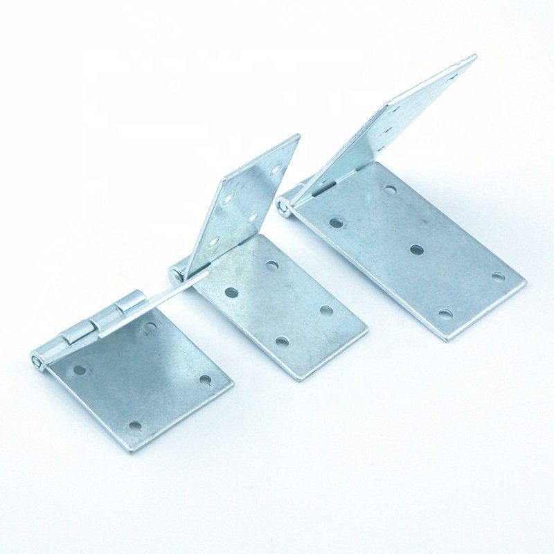 Custom Sheet Metal Fabrication Machined Powder Coated Hinges 3.5 inch Square Corner Design