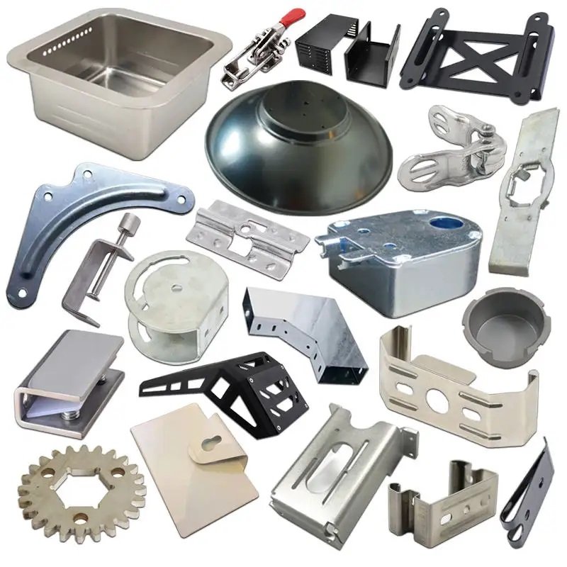 Custom processing brackets chrome aluminium sheet metal stainless steel auto sheet forming parts fabrication tools