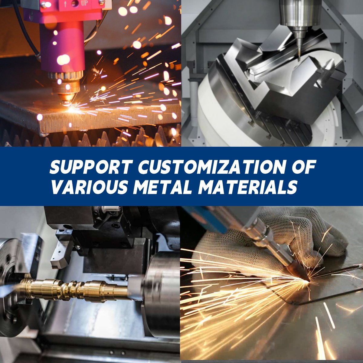 Custom processing brackets chrome aluminium sheet metal stainless steel auto sheet forming parts fabrication tools