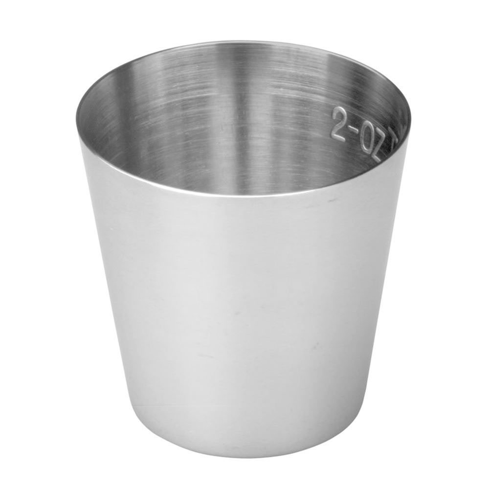 Custom Sheet Metal Fabrication Manufacturer 2oz 60cc Stainless Steel Measuring Medicine Cup with Graduated Design