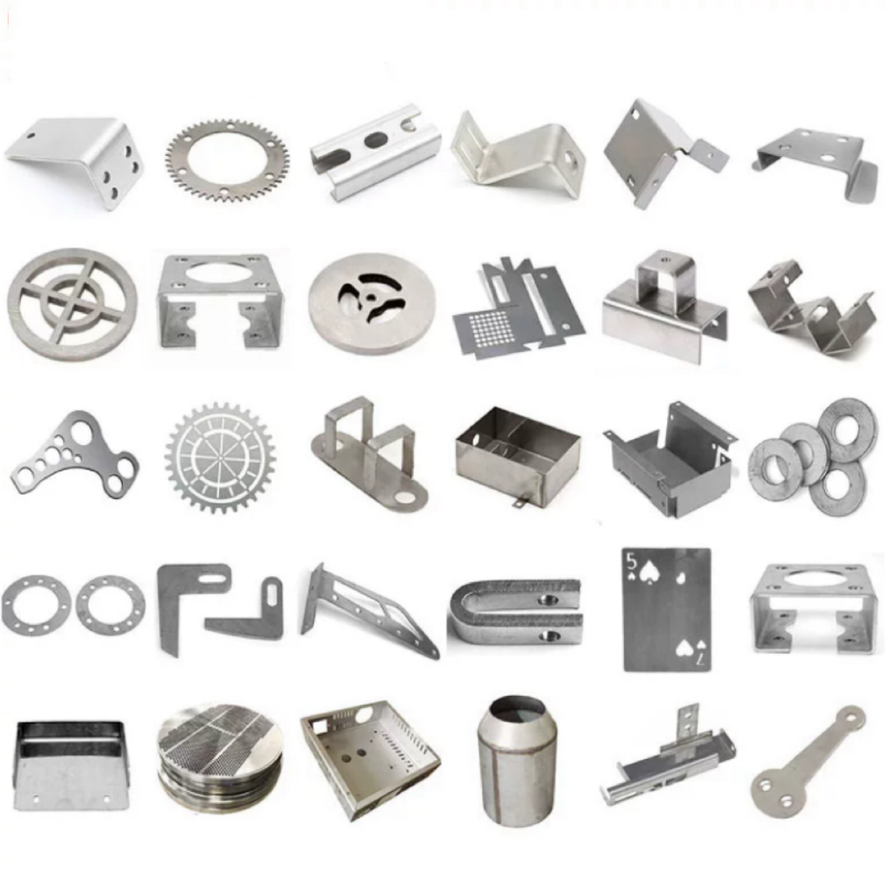 Custom Metal Parts Bending Stamping Aluminum and Stainless Steel Laser Cutting Services Sheet Metal Fabrication