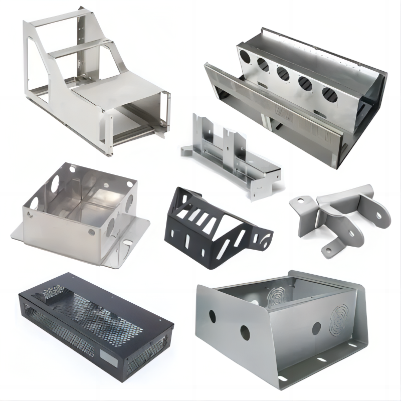 Custom bending stamping works enclosure box processing parts welding service stainless aluminium steel sheet metal fabrication