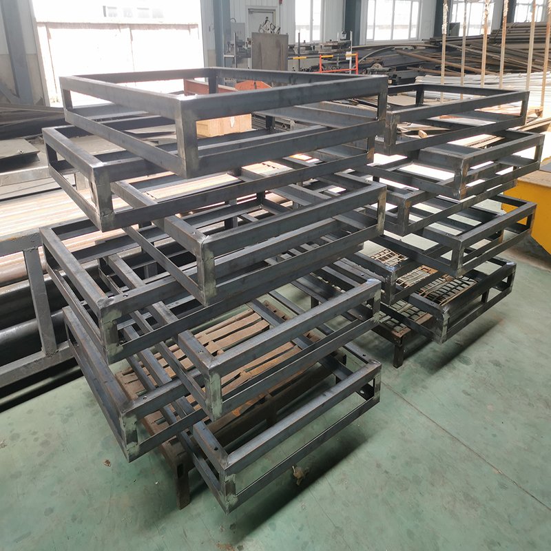 custom manufacture anodized sheet metal frame welding fabrication