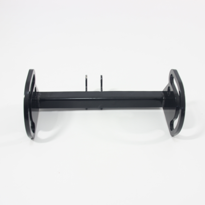 Factory OEM Sheet Metal Fabrication Cutting Bending Welding Carbon Steel Square Tube Black Powder Coated Mount Bracket