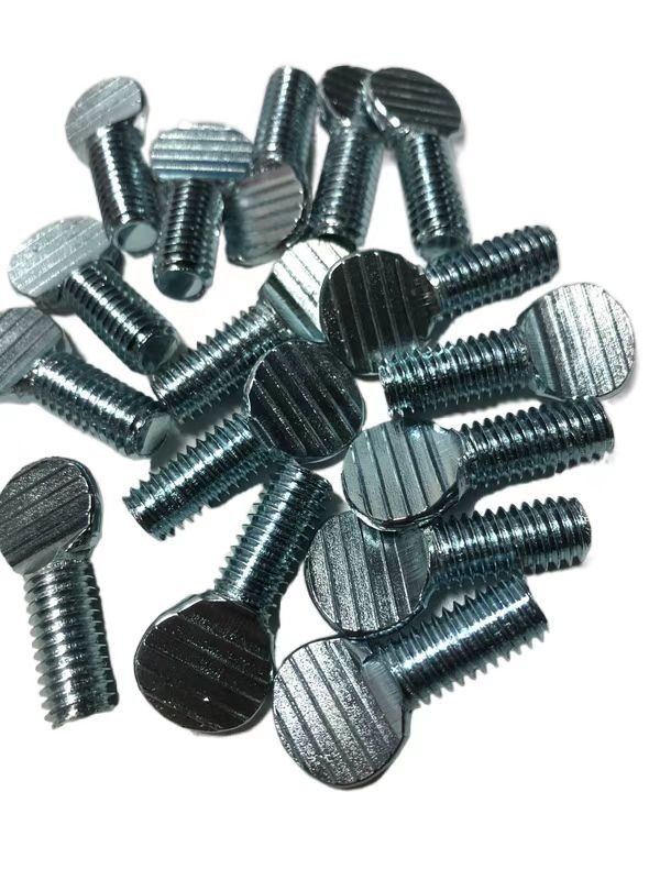The thumb screw flattens the screw OEM