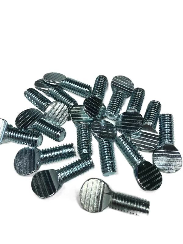 The thumb screw flattens the screw OEM