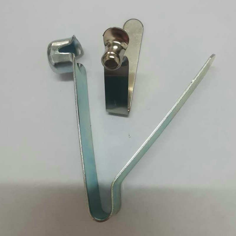 Wholesale Precision Stamping Gold-Plated Insert Piece Battery Shrapnel Contact Connection Hardware Sheet Metal Fabrication