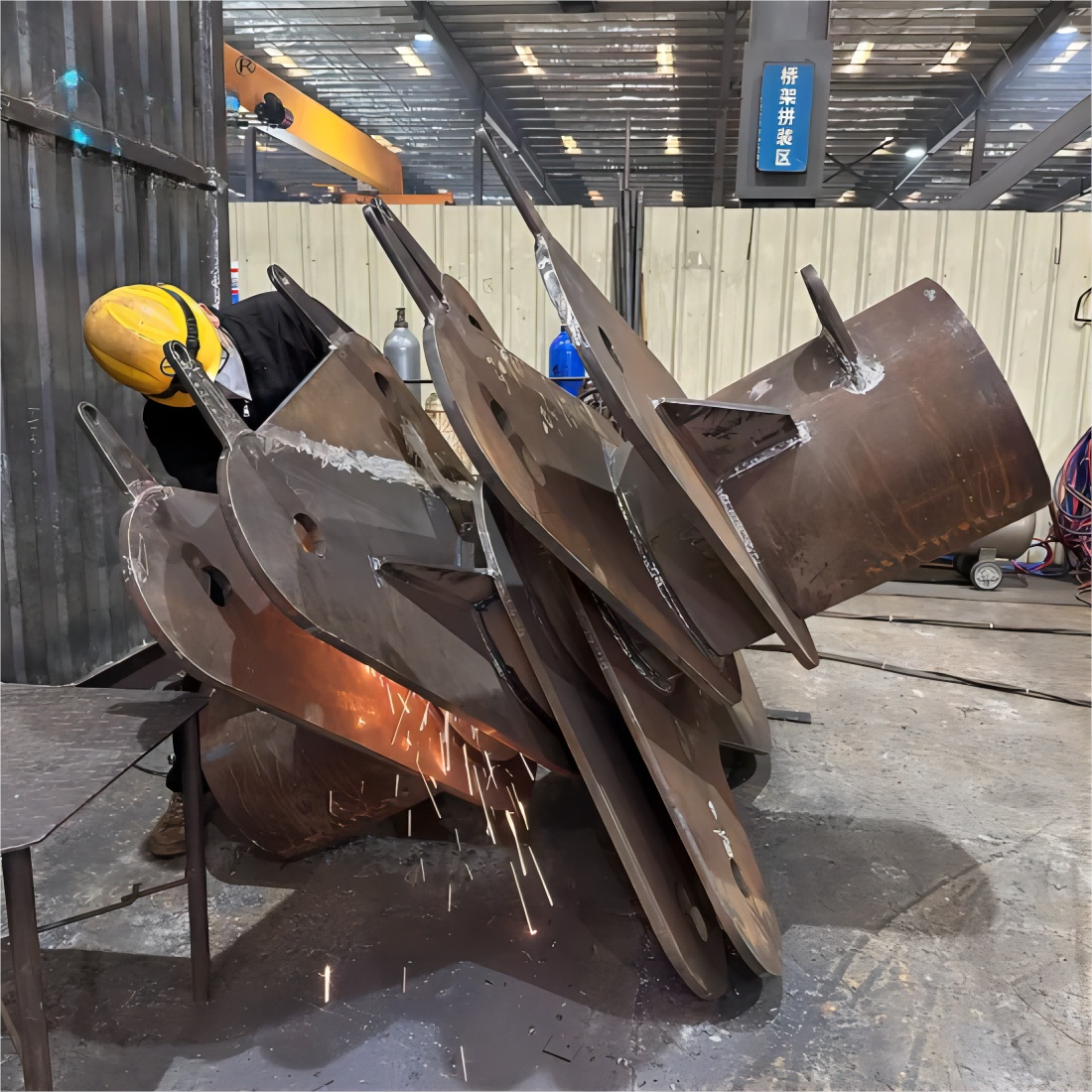 Custom sheet metal design services laser cutting steel structure welding and bending sheet metal fabrication