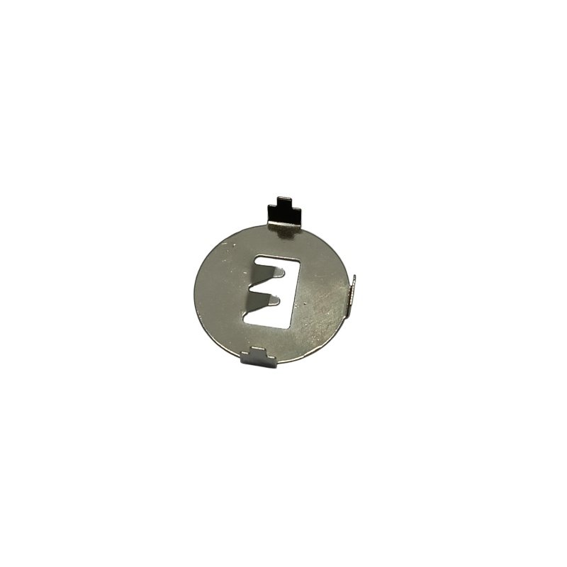 Fixed round Battery Clip Hardware Manganese Steel Car Remote Control Battery Shrapnel Sheet Metal Fabrication Product