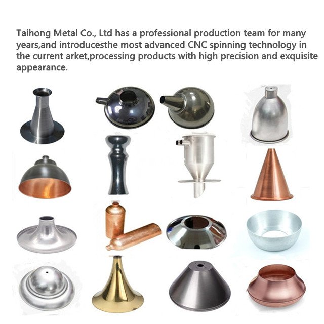 Custom spinning top metal spinning deep drawing parts sheet metal fabrication