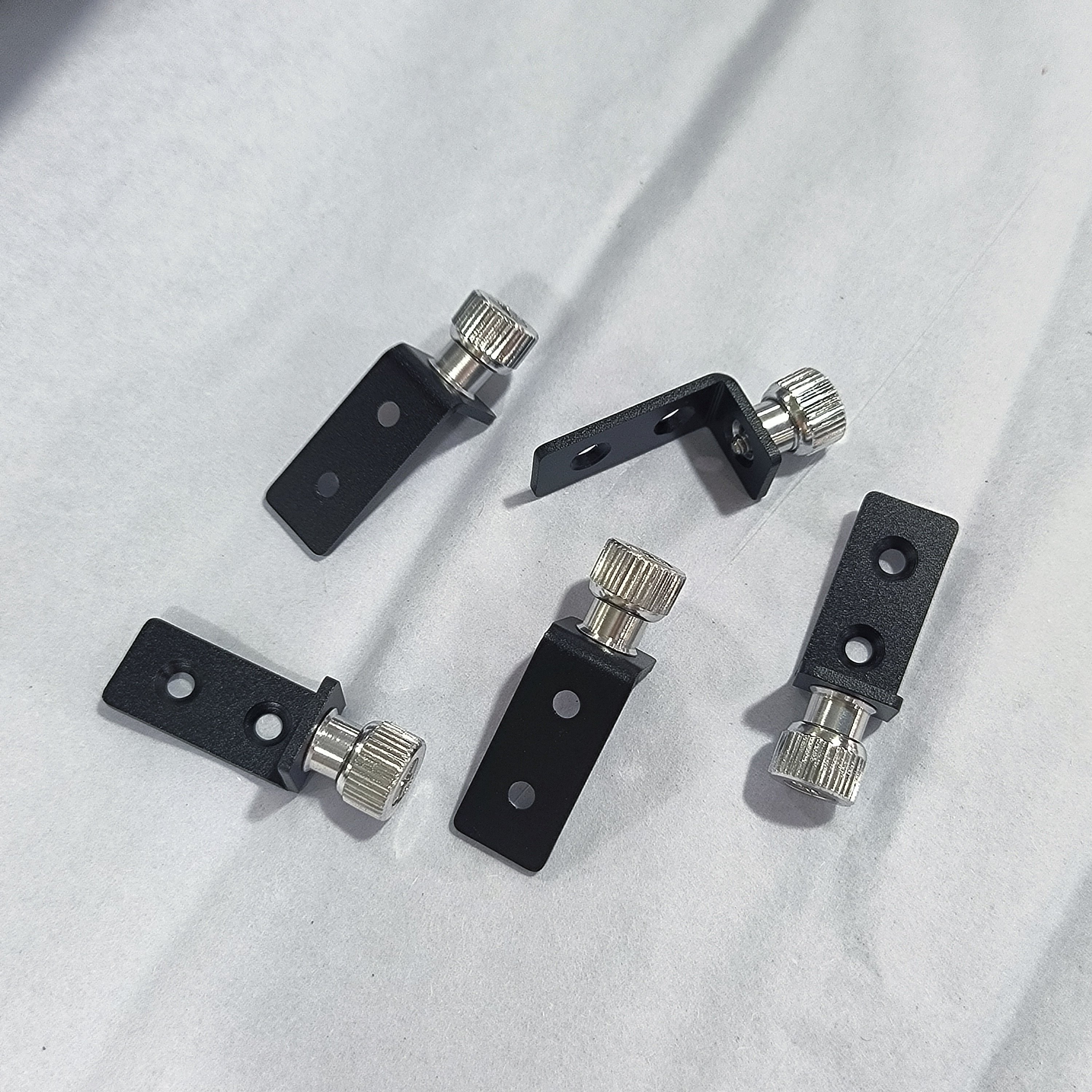 OEM Custom L Shaped Galvanized Metal Shelf Brackets Bending Riveting Process Sheet Metal Fabrication Manufacturing