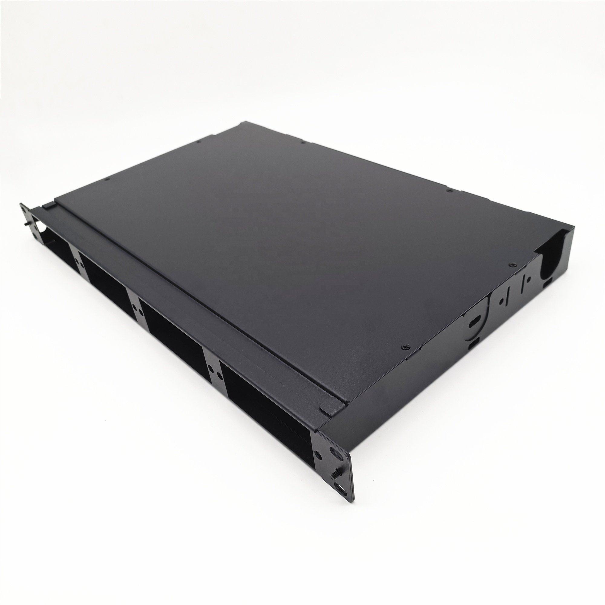 Custom SPCC Optical fiber cable box slide cover type precision aluminum/ stainless steel sheet metal enclosure case