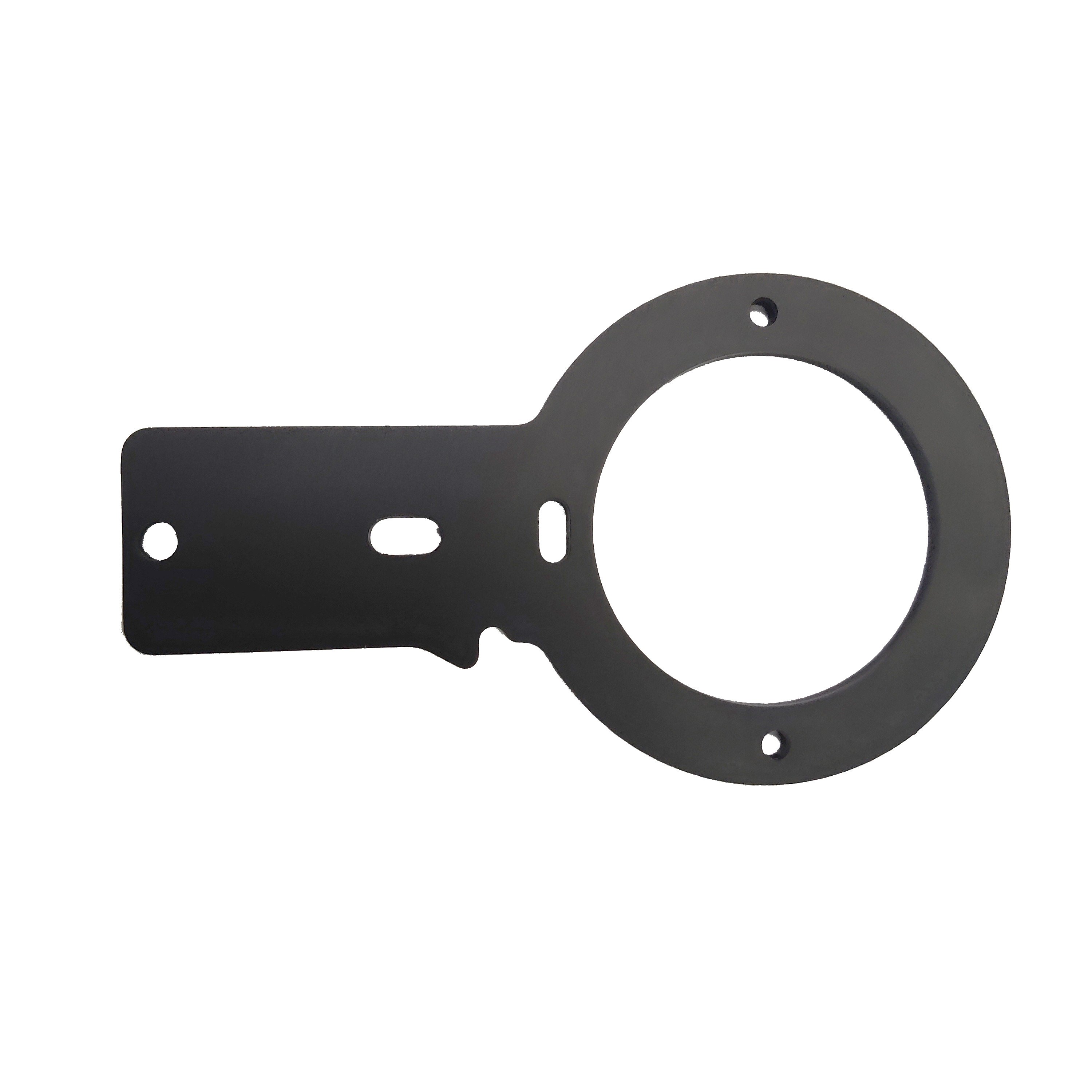 Dongguan customized sheet metal fabrication aluminum plate black sandblasted anodized finished
