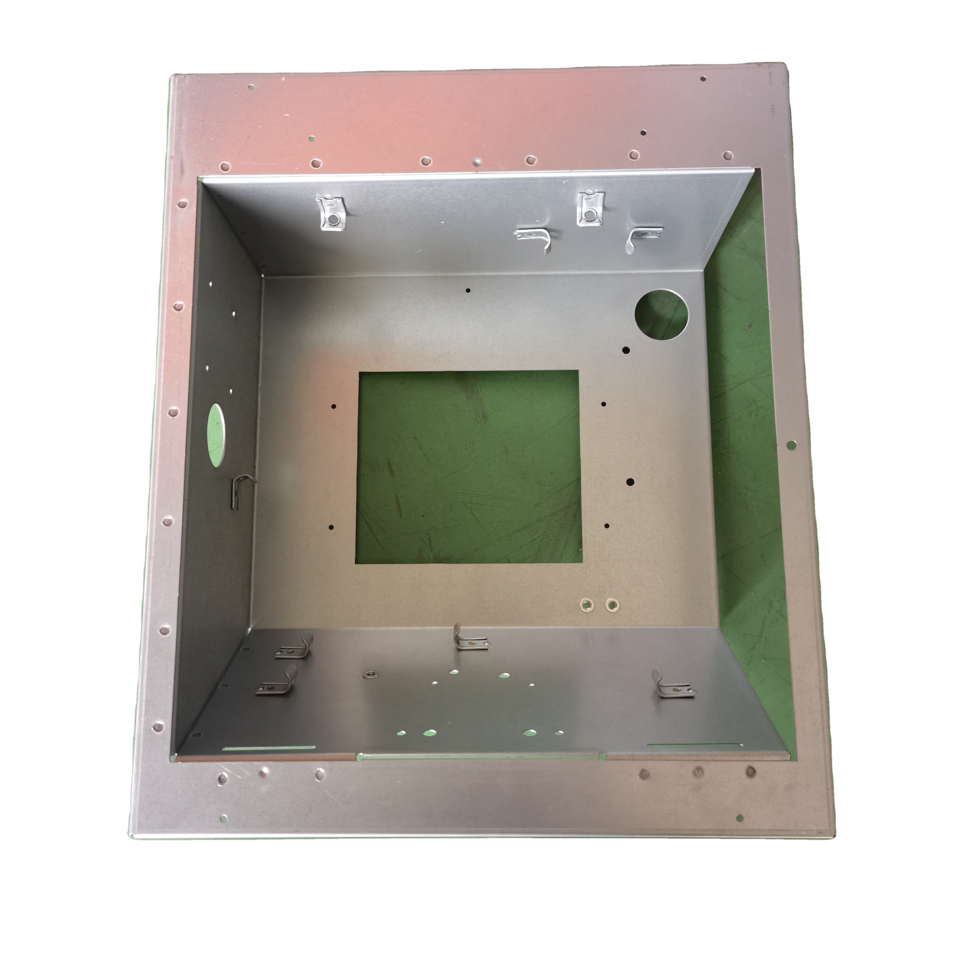High Precision Stainless Steel Sheet Metal Fabrication Laser Cut Steel Enclosures Welded Box Metal Processing and Control Box
