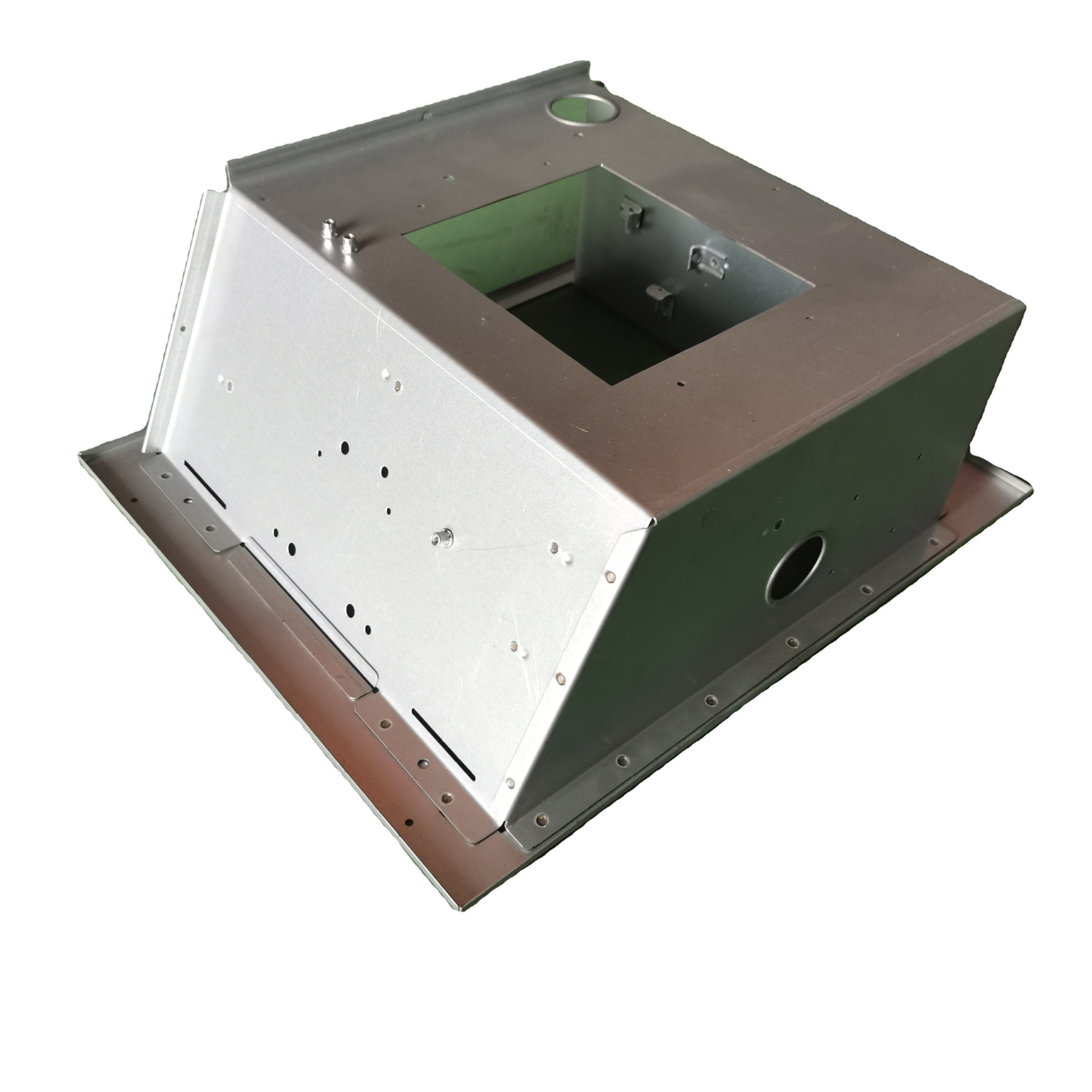 High Precision Stainless Steel Sheet Metal Fabrication Laser Cut Steel Enclosures Welded Box Metal Processing and Control Box