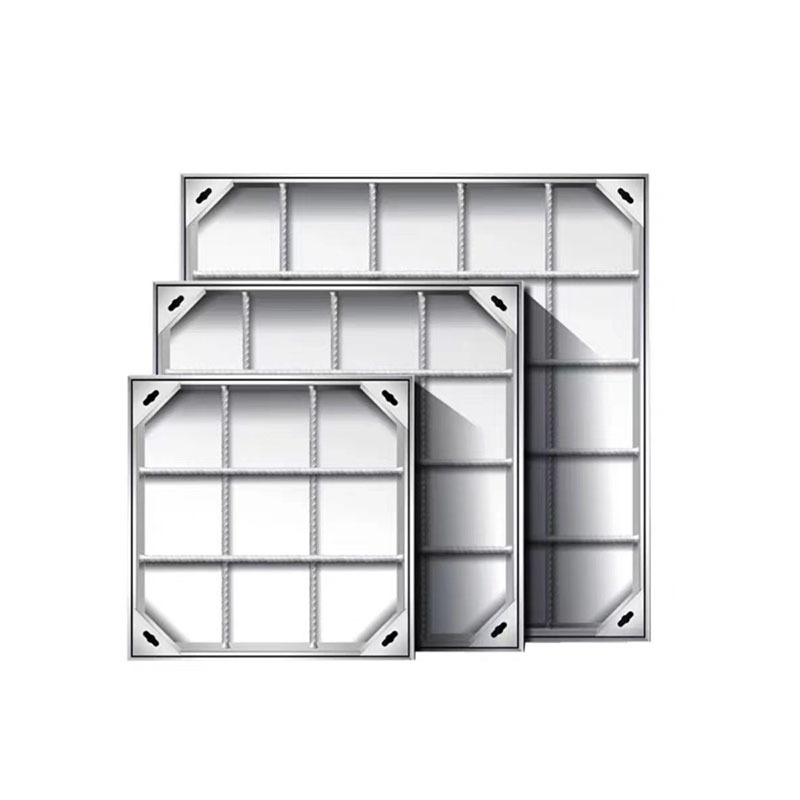 Recessed Stainless Steel Square Manhole Covers Galvanised Floor Access Covers Sheet Metal Fabrication Product