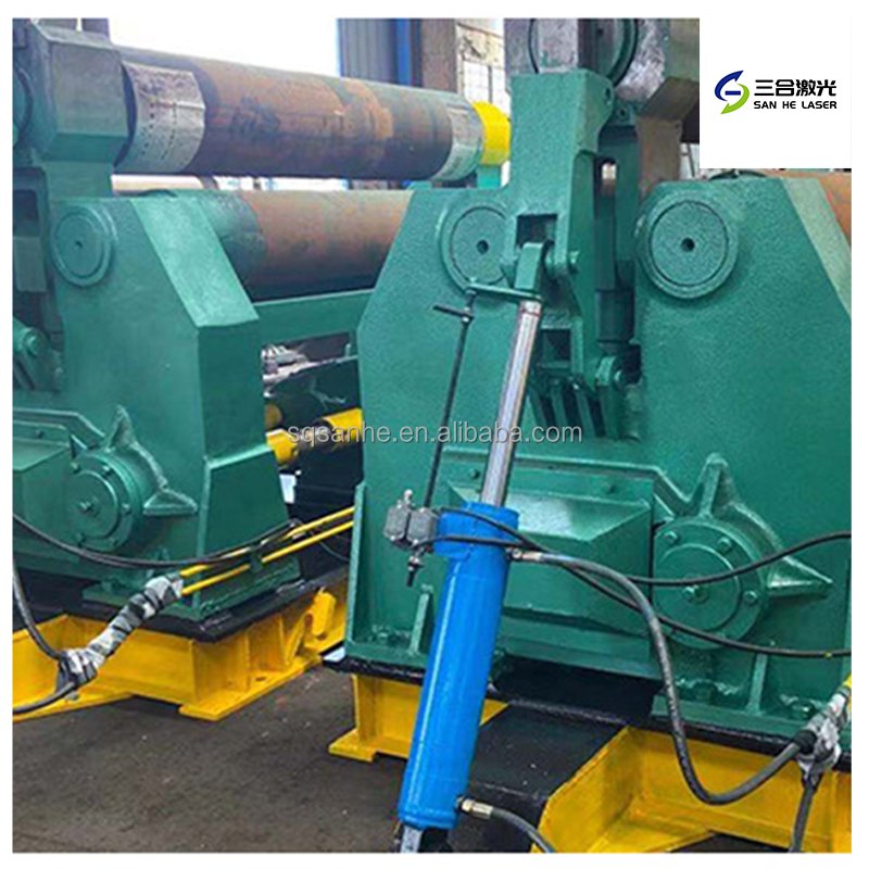 Iron Sheet Bender Metal Sheet Mechanical Rolling Machine 3 Roller Steel Plate Bending Machine For Sale