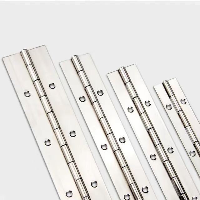 Wholesale Stainless Steel Piano Hinge Laser Cutting Bending Process-Sheet Metal Fabrication China Made Metal Aluminium Brass