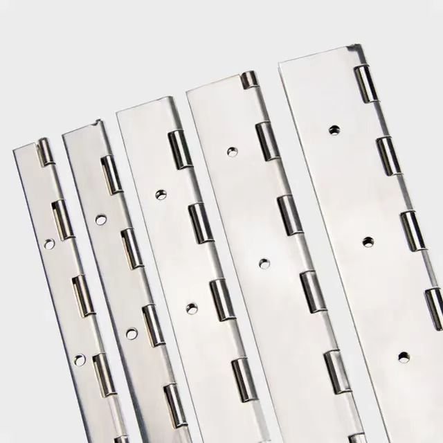Wholesale Stainless Steel Piano Hinge Laser Cutting Bending Process-Sheet Metal Fabrication China Made Metal Aluminium Brass
