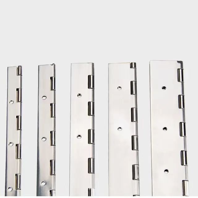 Wholesale Stainless Steel Piano Hinge Laser Cutting Bending Process-Sheet Metal Fabrication China Made Metal Aluminium Brass