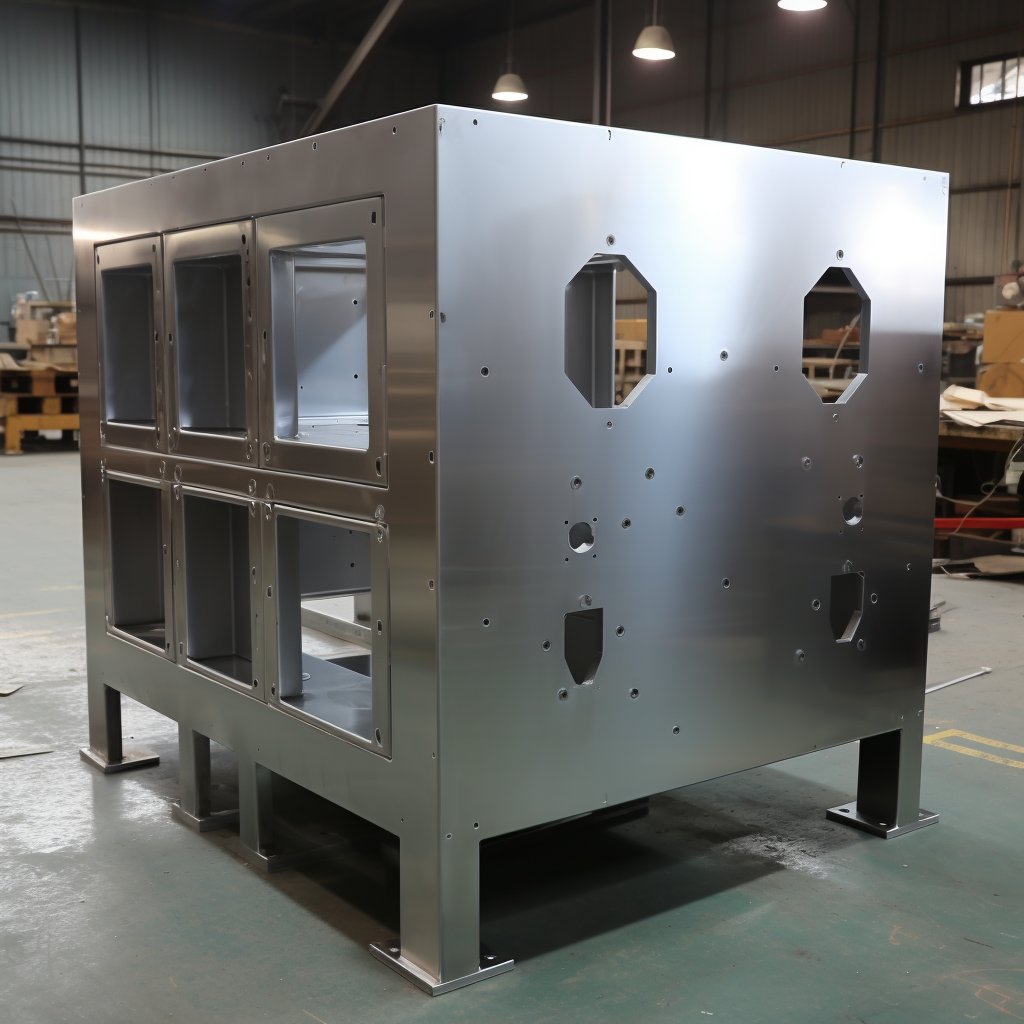 Custom Sheet Metal Enclosure Laser Cutting Bending Stainless Steel Welding Parts Sheet Metal Fabrication Metal Stamping Kit