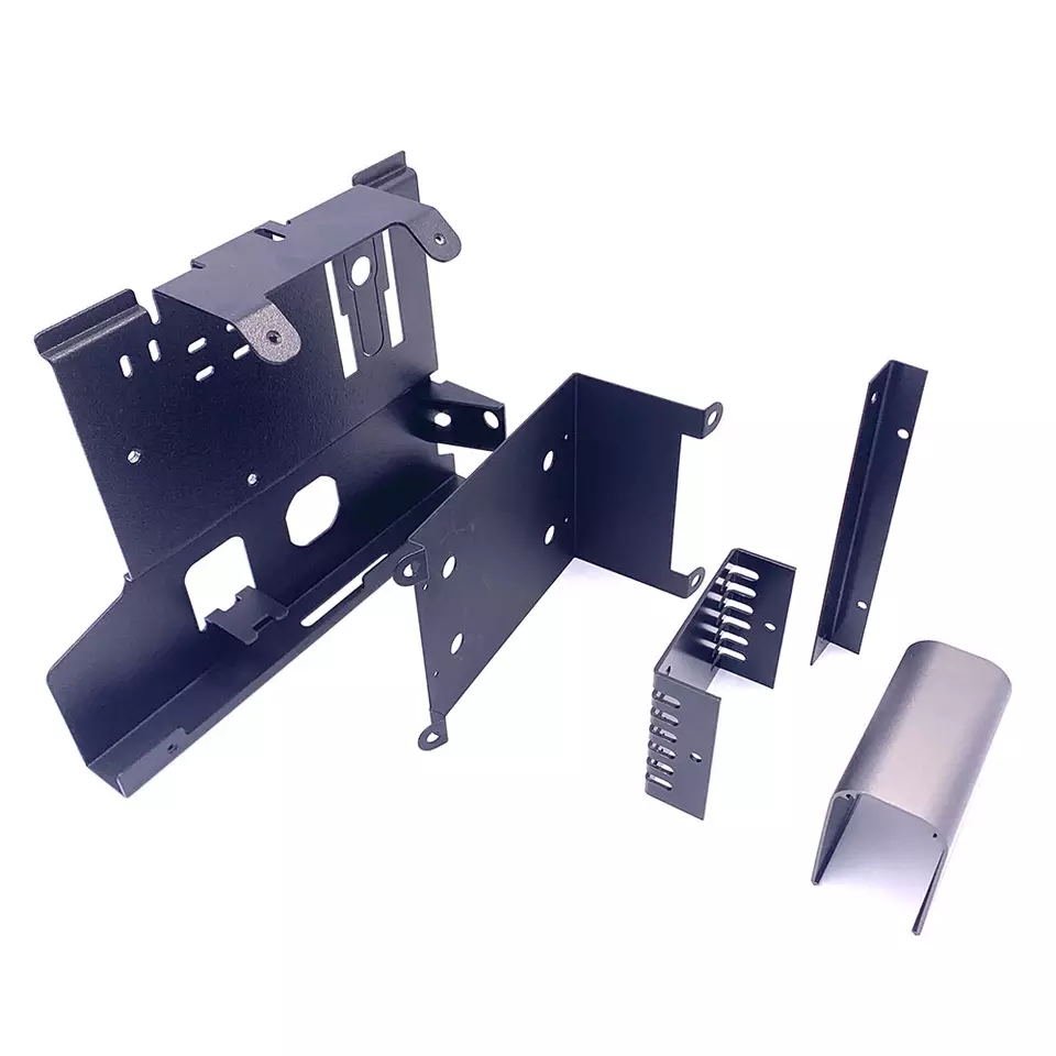 Precision Stainless steel laser cut steel bend and powder coat sheet metal fabrication product professional service