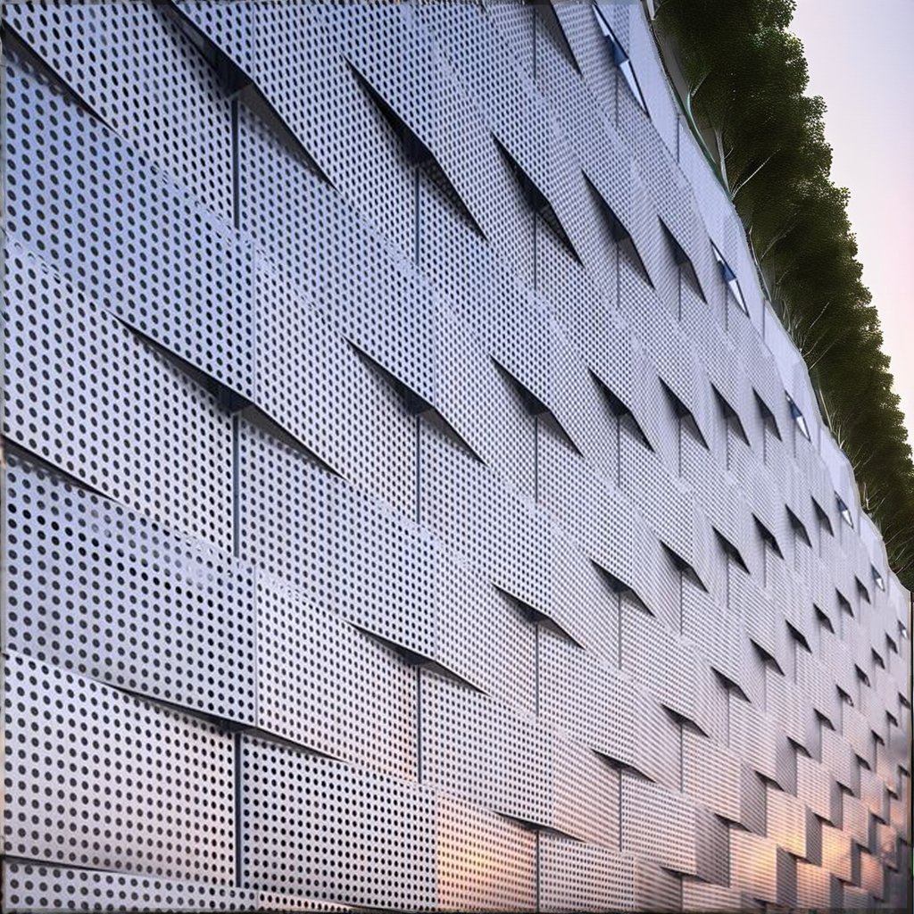 Large Aluminum Veneer Sheet Metal Fabrication Exterior and Interior Wall Cladding Building Material