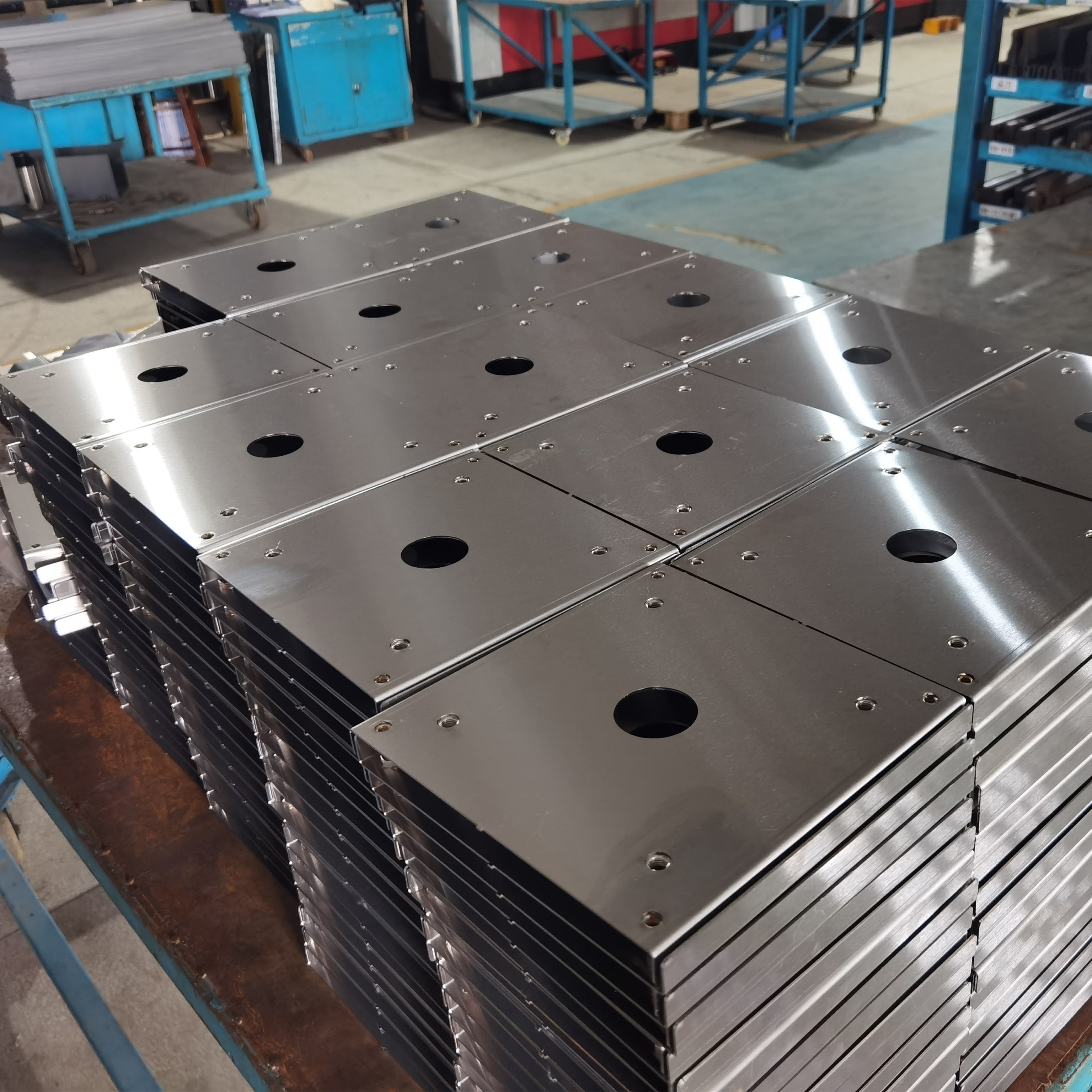 sheet metal fabrication manufacturing custom brush 304 201 316 stainless steel panel