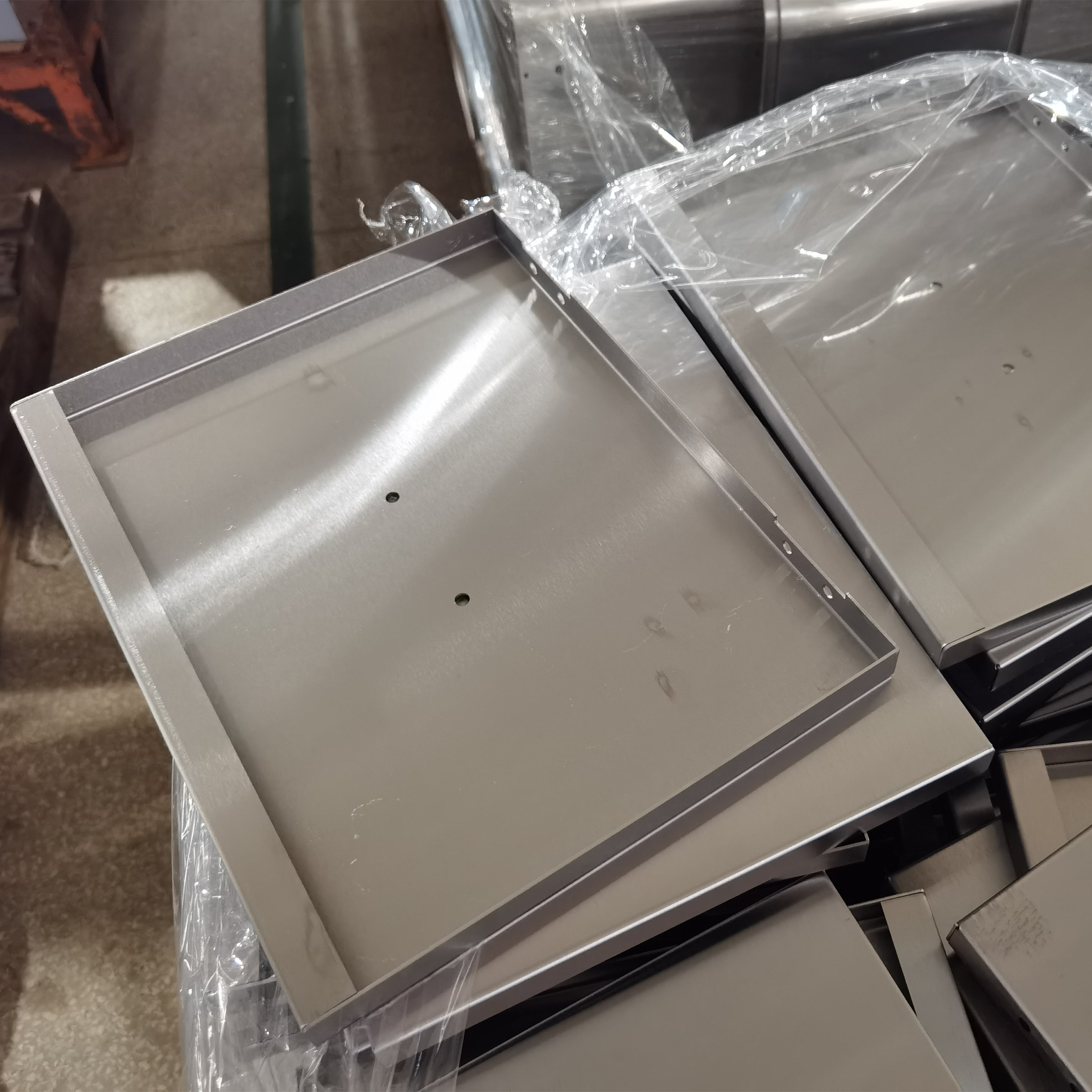 sheet metal fabrication manufacturing custom brush 304 201 316 stainless steel panel